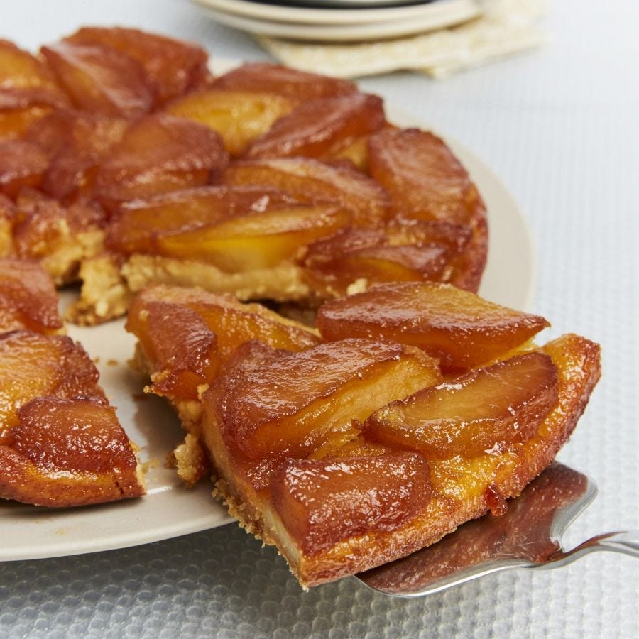 Tarte tatin aux pommes prédécoupée