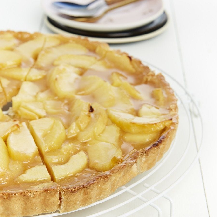 Tarte aux pommes bio prédécoupée