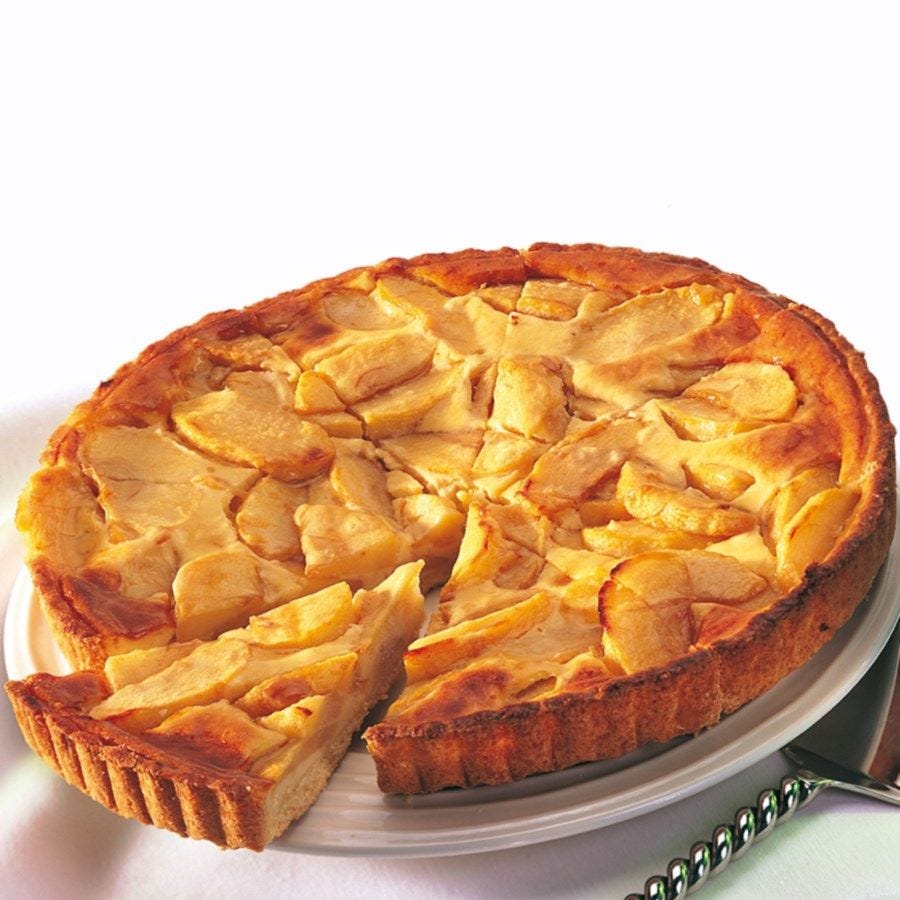 Tarte normande aux pommes du Val de Loire prédécoupée