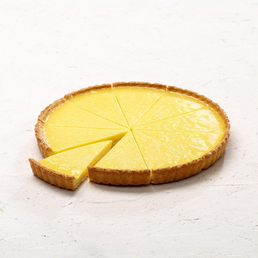 Tarte citron de Sicile prédécoupée