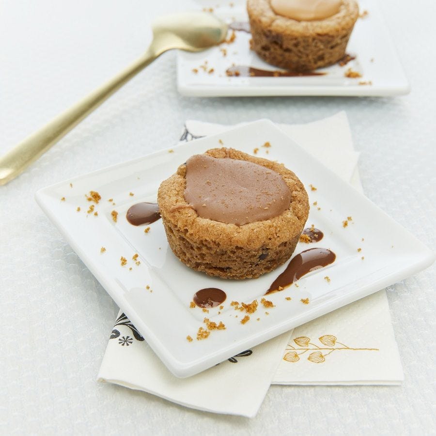Cookie cup au chocolat au lait