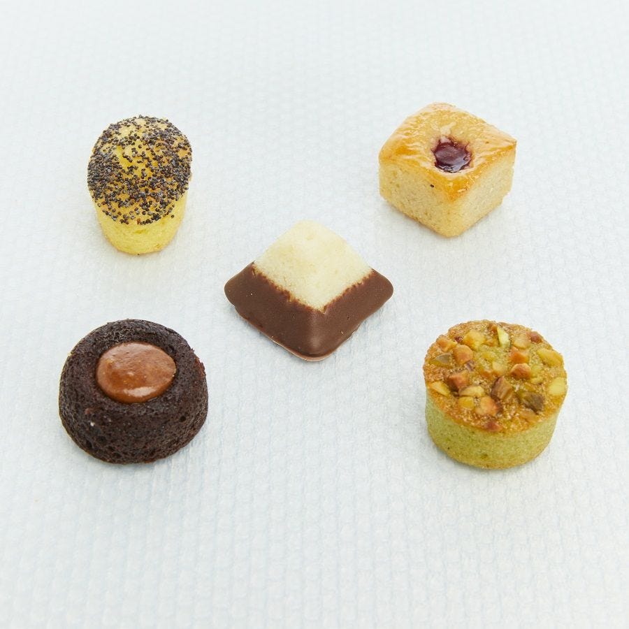 Assortiment de 35 mini moelleux gourmands