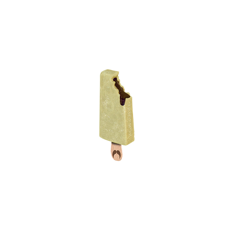 Paleta crème glacée banane cœur pâte à tartiner