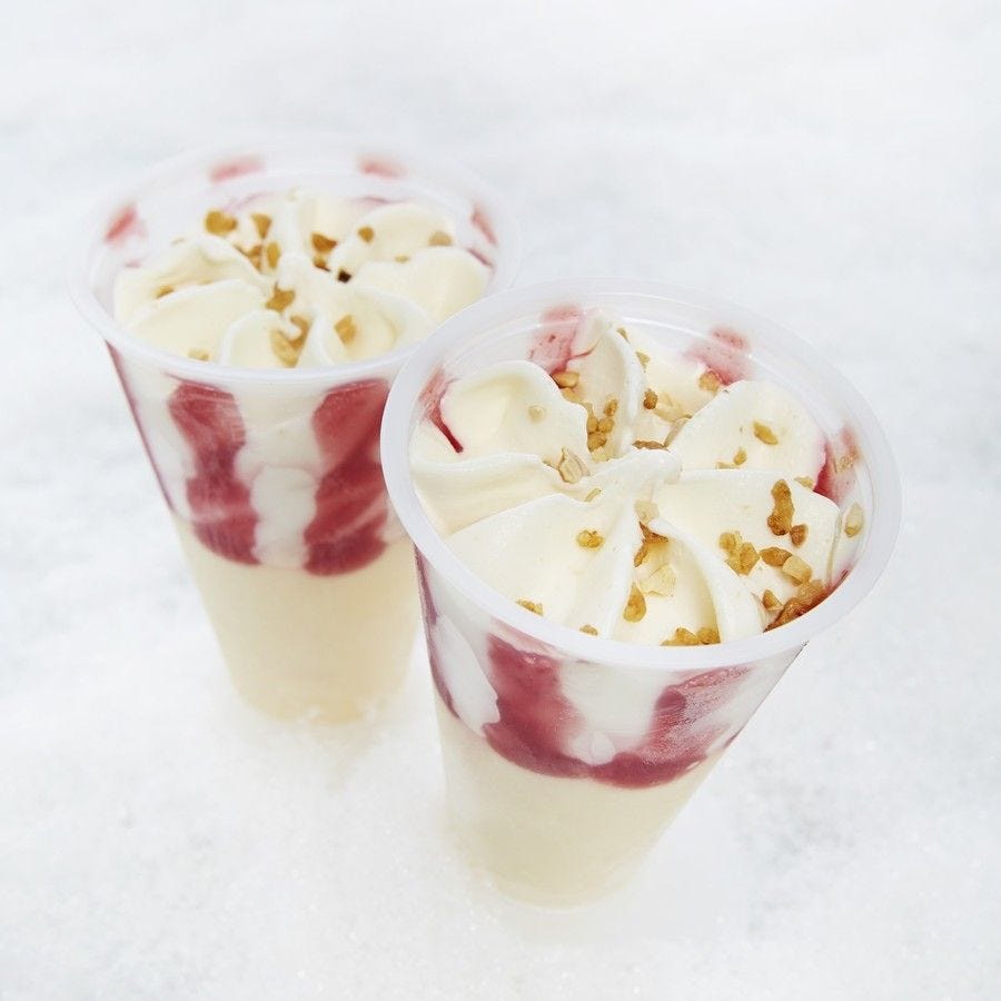 Coupe fraise melba 