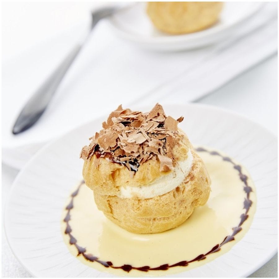 Profiterole glacée vanille artisanale