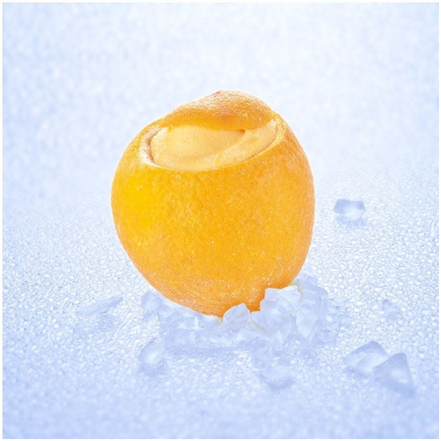 Orange givrée artisanale