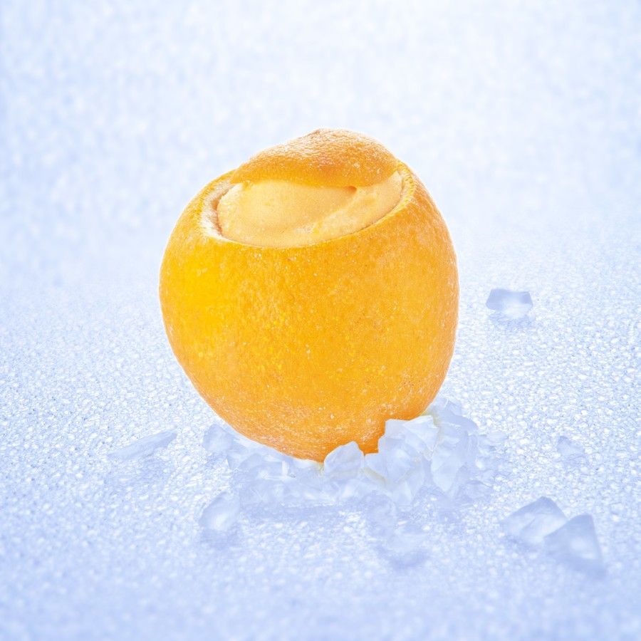 Orange givrée artisanale