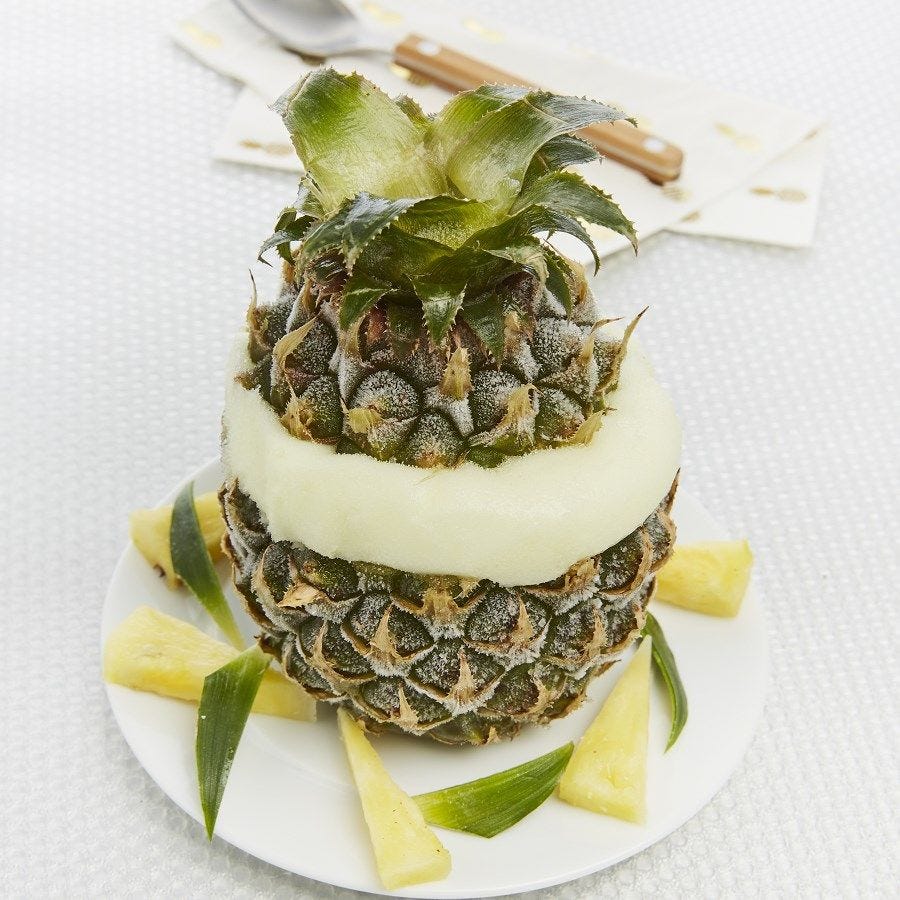 Ananas givré artisanal