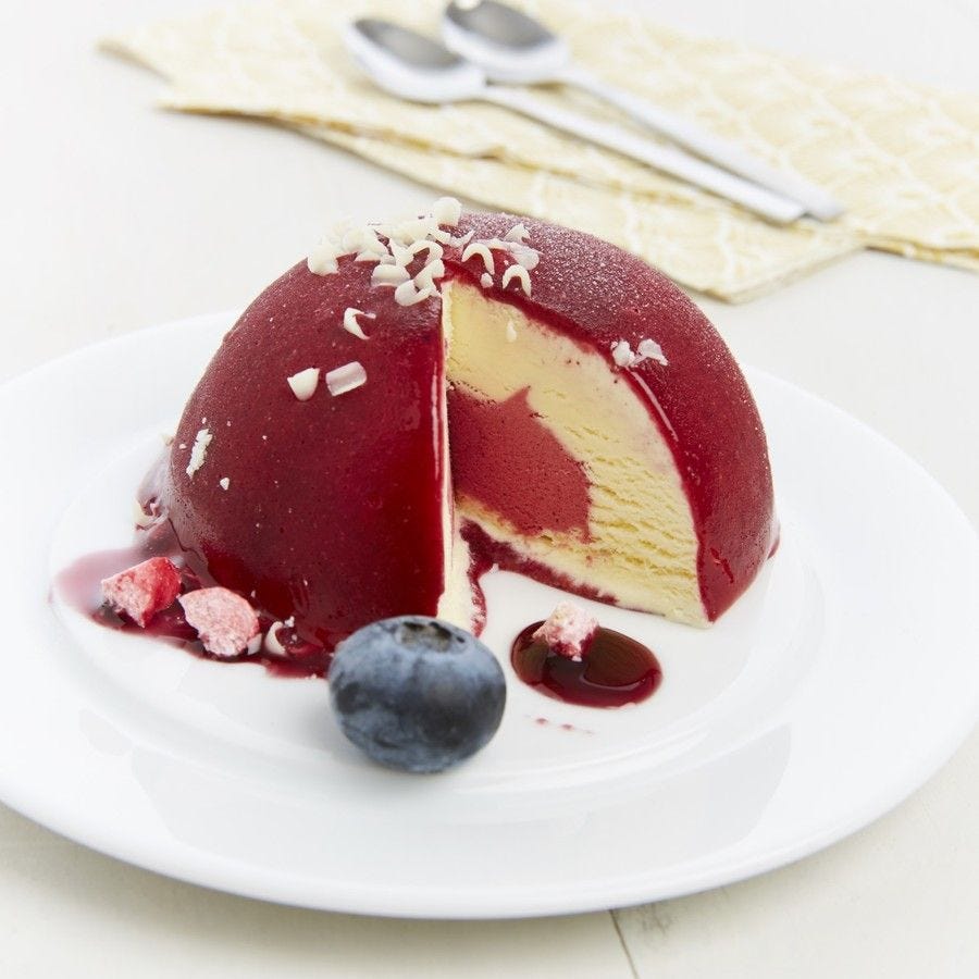 Dôme glace royal cassis