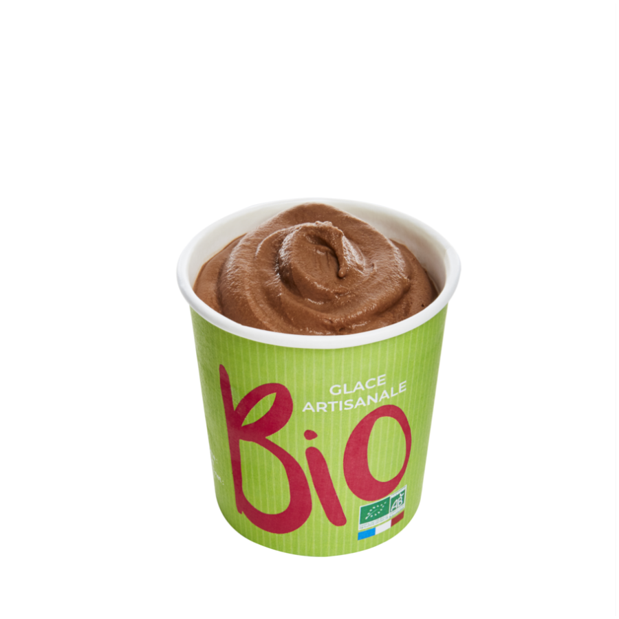 Pot crème glacée chocolat bio