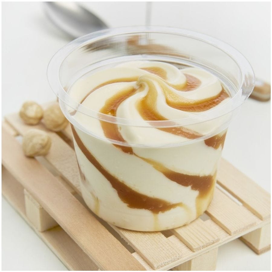 Sundae vanille caramel beurre salé bio