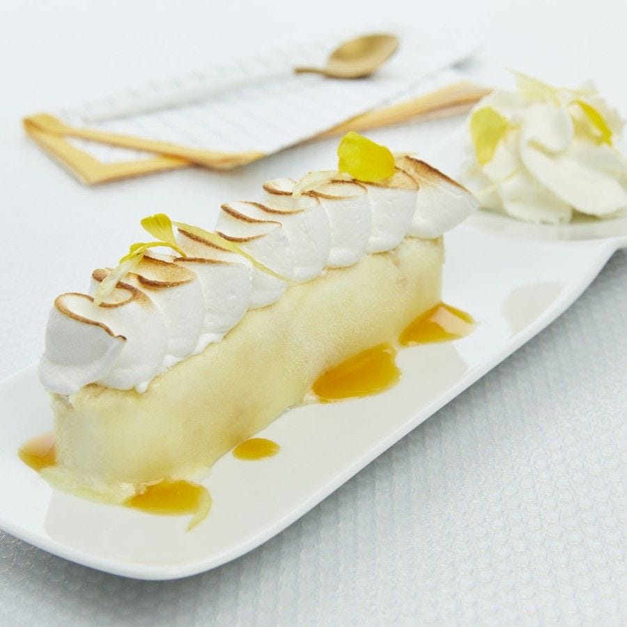 Finger glacé façon tarte citron meringuée 