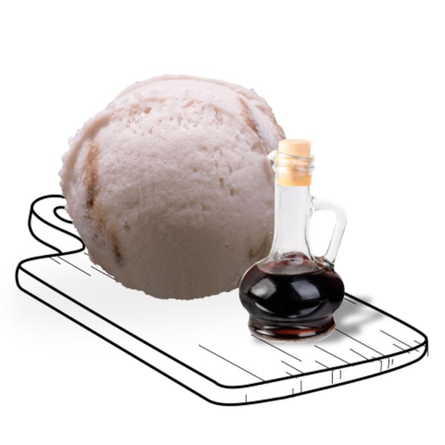 Sorbet vinaigre balsamique artisanal