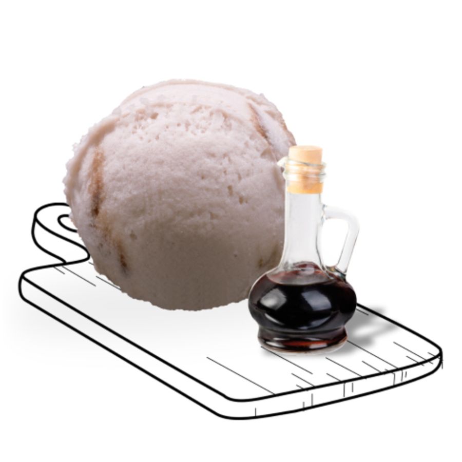 Sorbet vinaigre balsamique artisanal