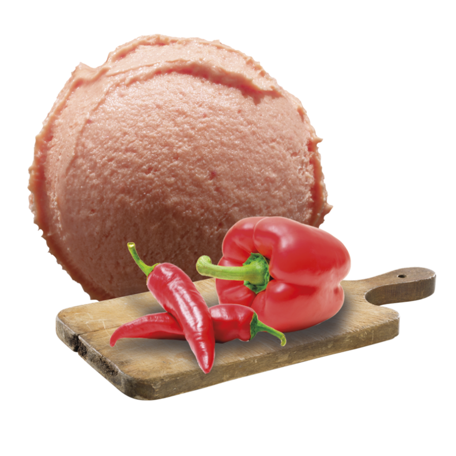 Glace poivron piment d'Espelette artisanale