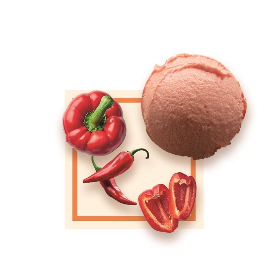 Glace poivron piment d'Espelette artisanale