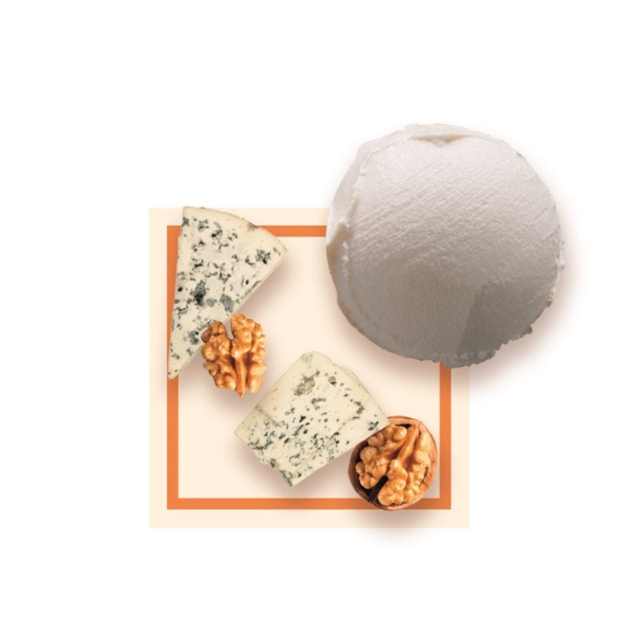 Glace roquefort noix artisanale