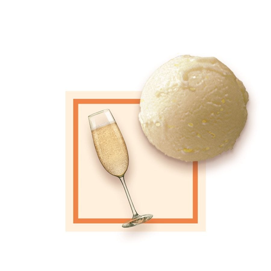 Sorbet champagne artisanal