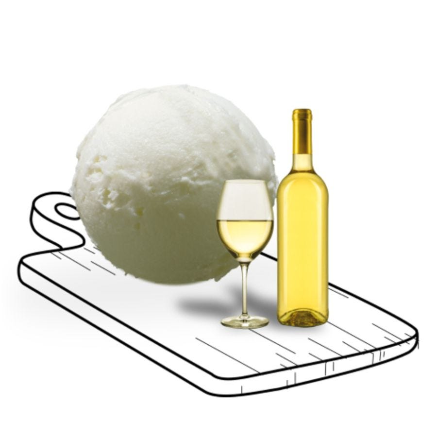 Glace vin jaune du Jura