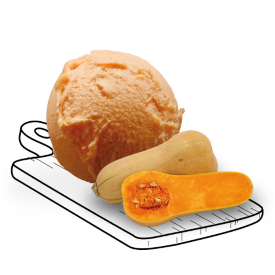 Glace butternut au mascarpone artisanale