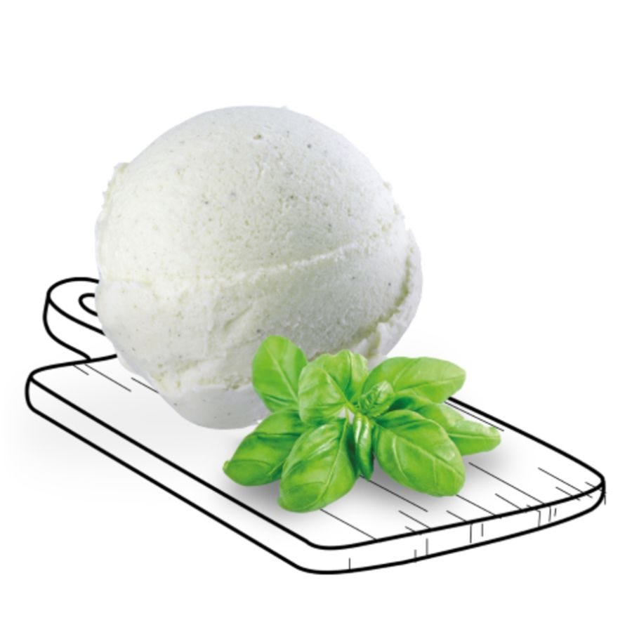 Sorbet basilic artisanal
