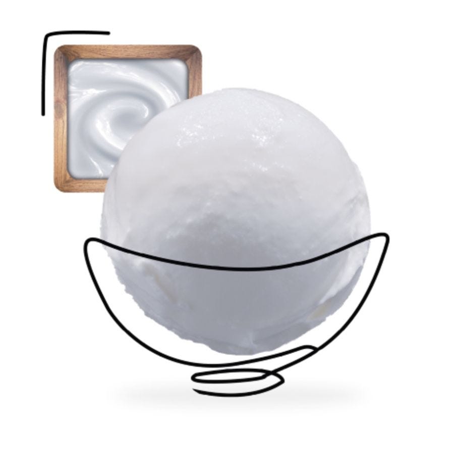 Glace bulgare artisanale