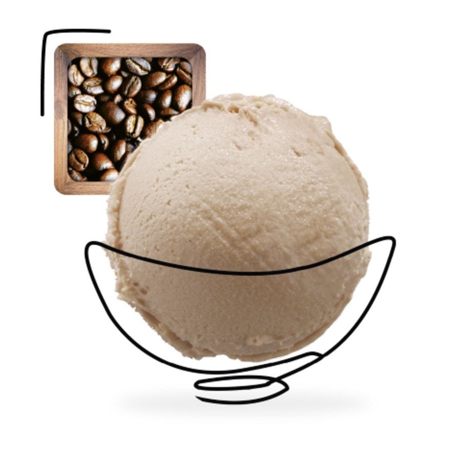 Glace café 100 % arabica artisanale