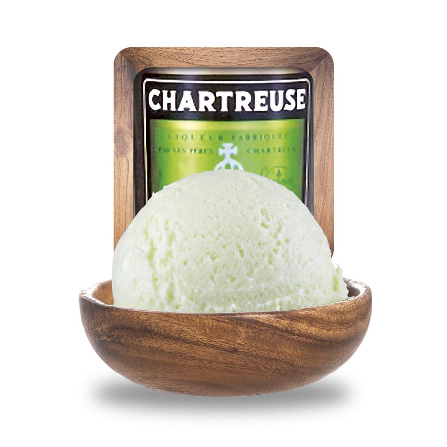 Glace chartreuse artisanale
