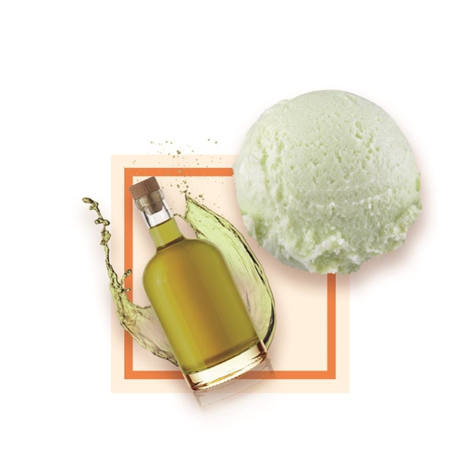 Glace chartreuse artisanale