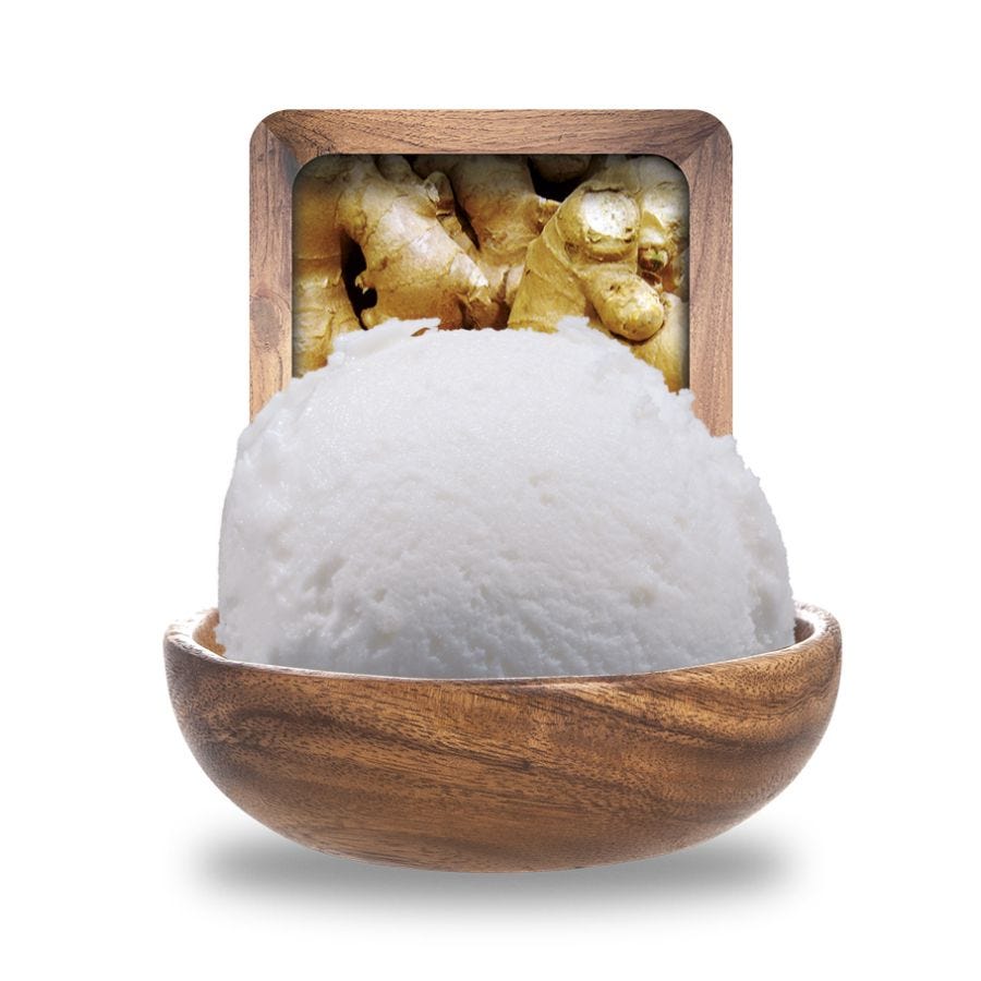 Glace gingembre artisanale