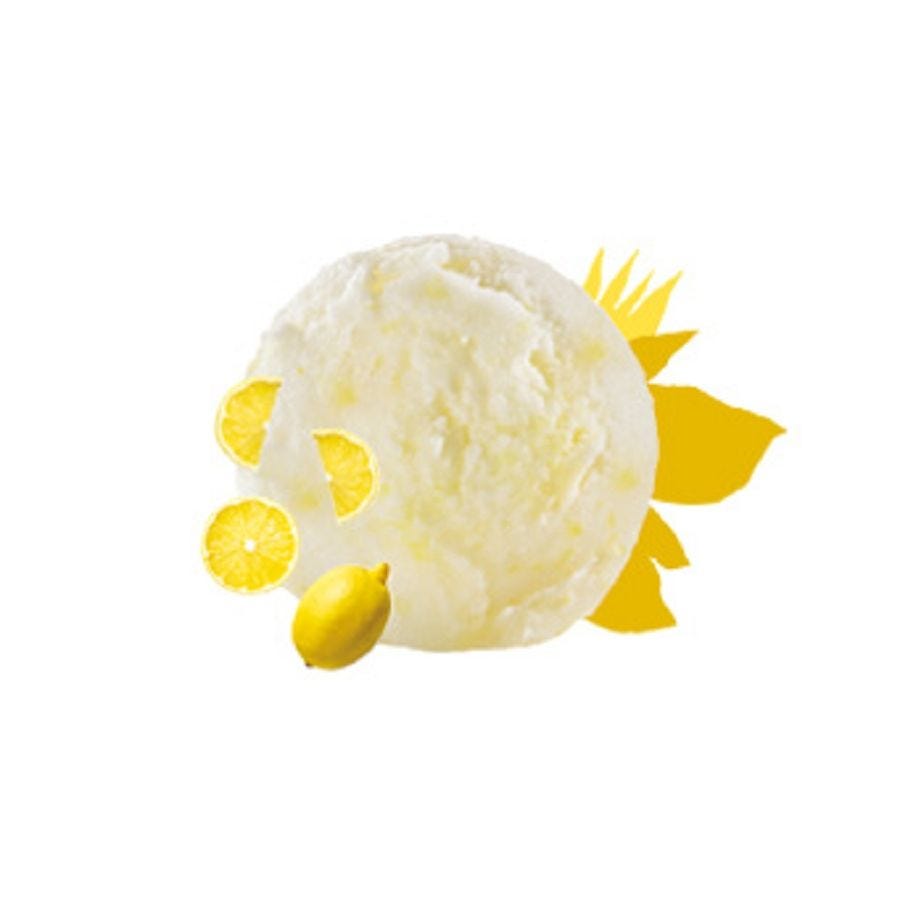 Sorbet plein fruit citron bio