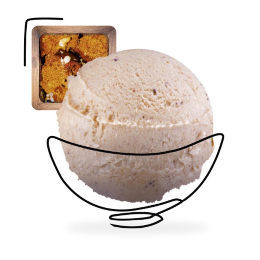 Glace pain d'épices d'Alsace artisanale