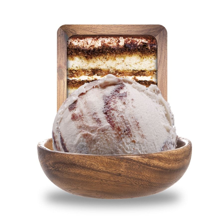 Glace tiramisu artisanale