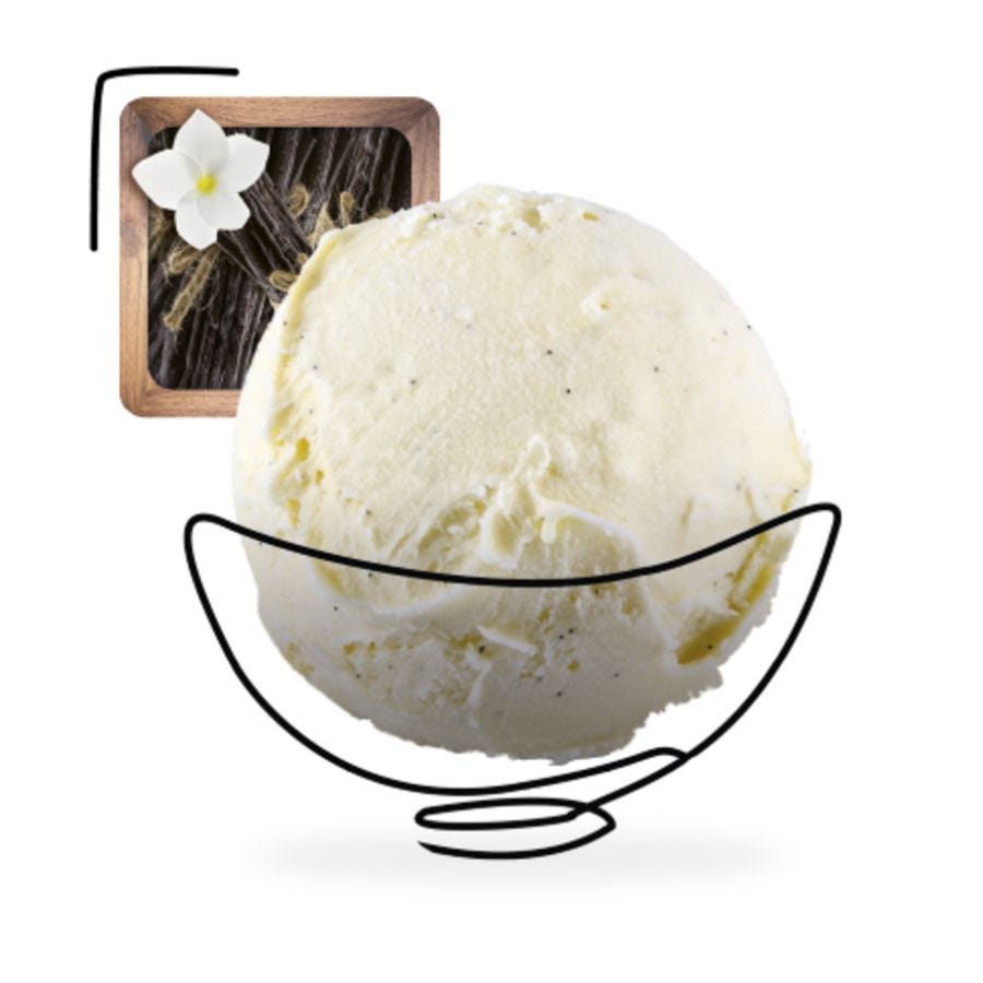 Glace vanille bourbon artisanale