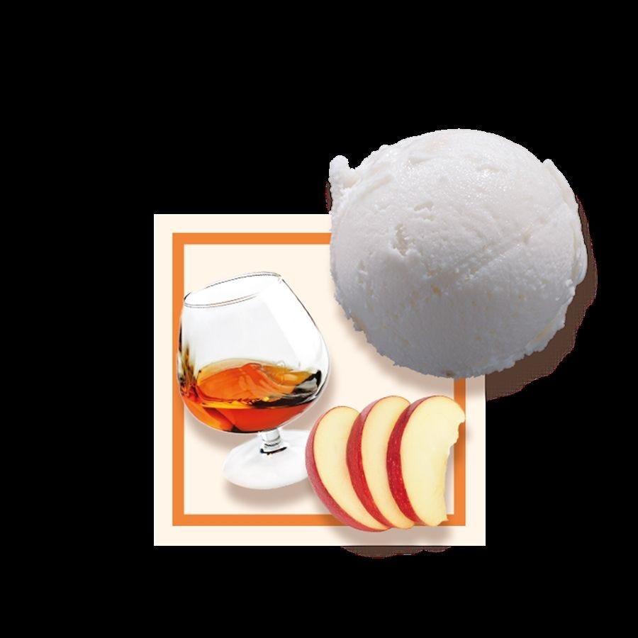 Glace Calvados AOC Pays d'Auge artisanale