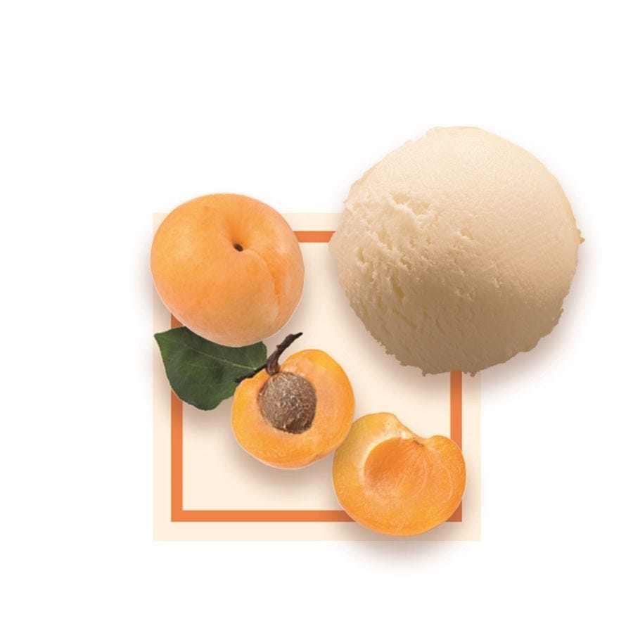 Sorbet plein fruit mirabelle de Lorraine artisanal 