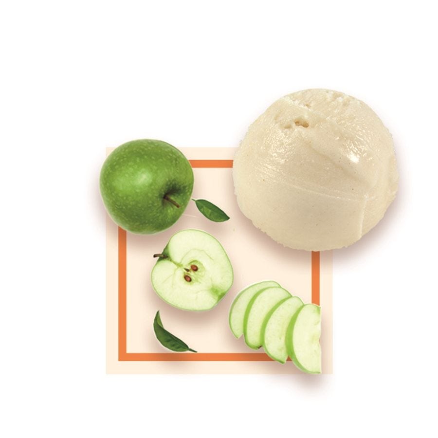 Sorbet plein fruit pomme verte artisanal