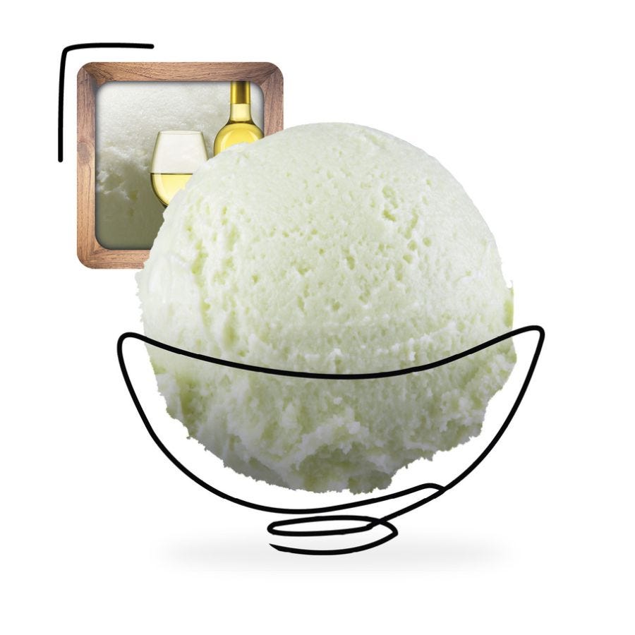 Glace vin jaune d'Arbois
