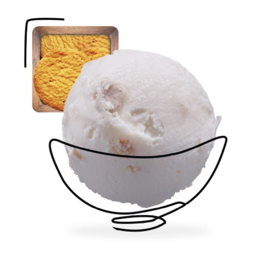 Glace palet breton artisanale