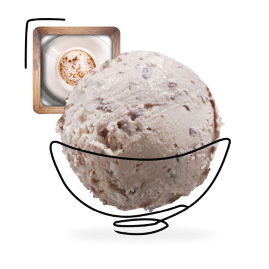 Glace cappuccino artisanale