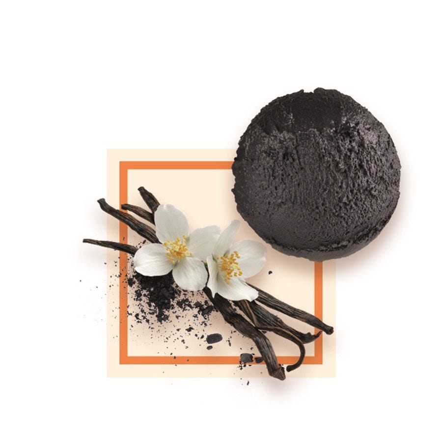Glace "Black Ice" artisanale