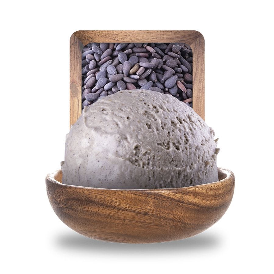 Glace sésame artisanale
