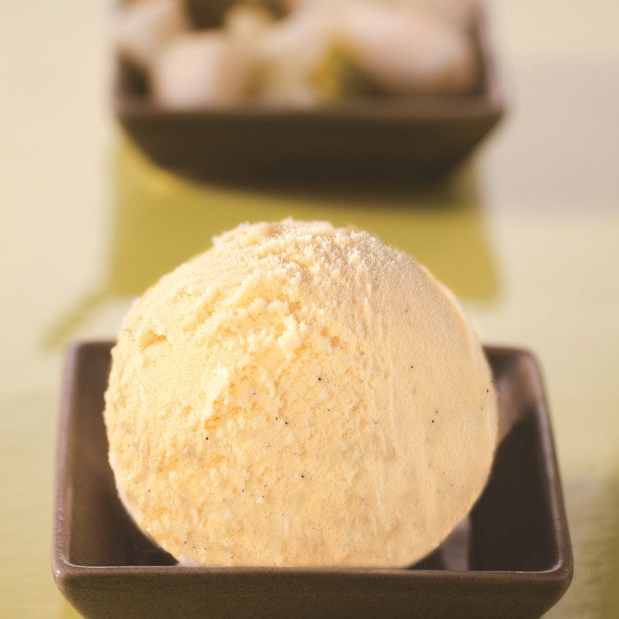 Glace goût vanille