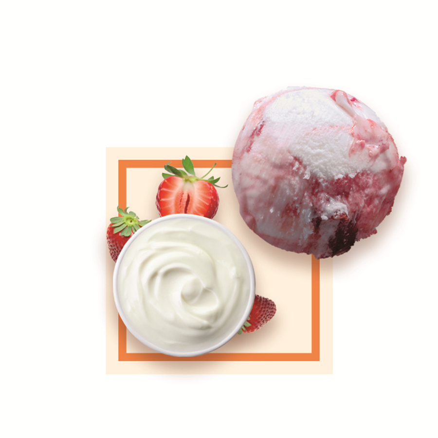 Glace bulgare fraise artisanale spécial glacier