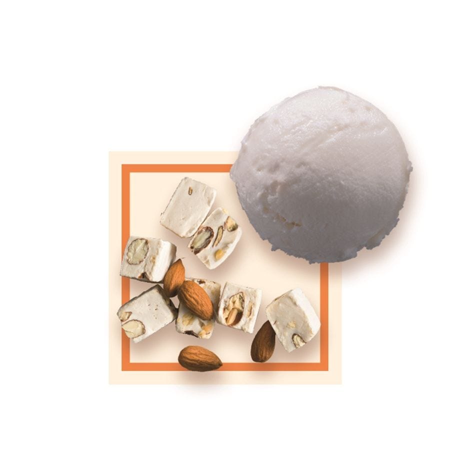 Glace nougat artisanale spécial glacier