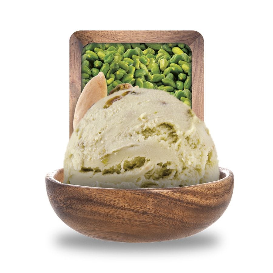 Glace pistache artisanale spécial glacier