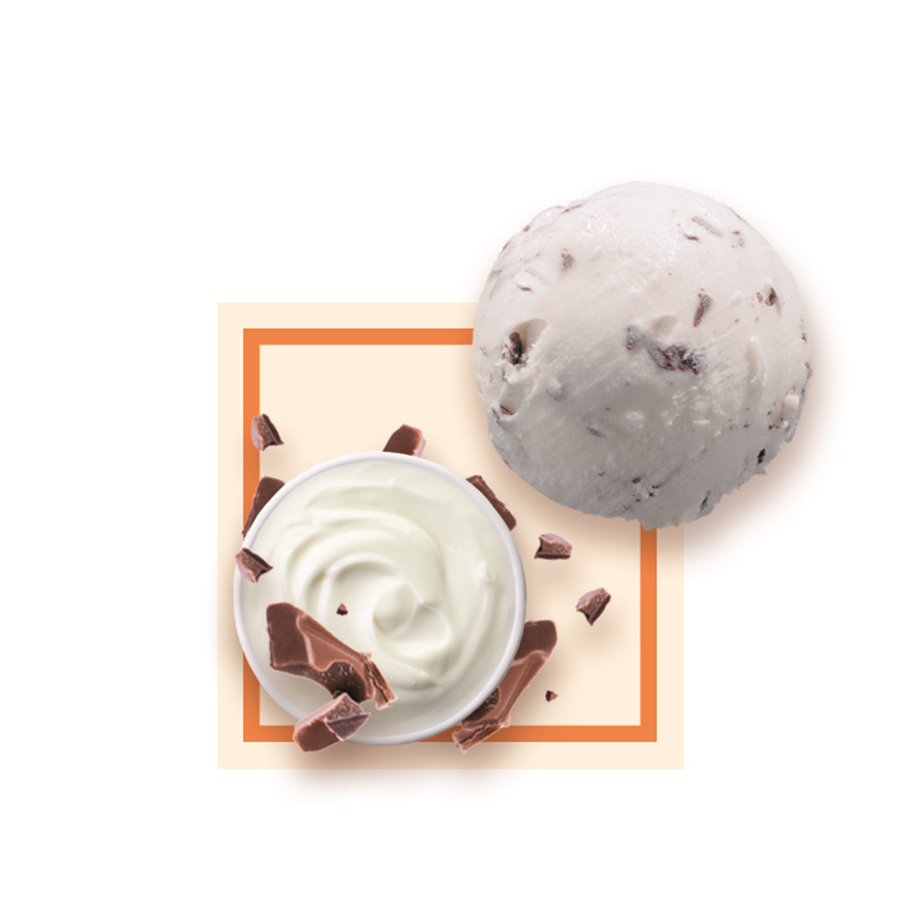Glace stracciatella artisanale spécial glacier