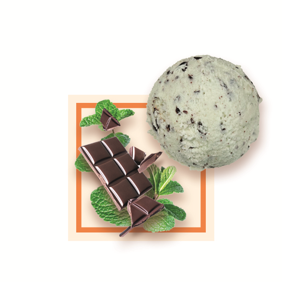 Glace menthe chocolat artisanale 8 l