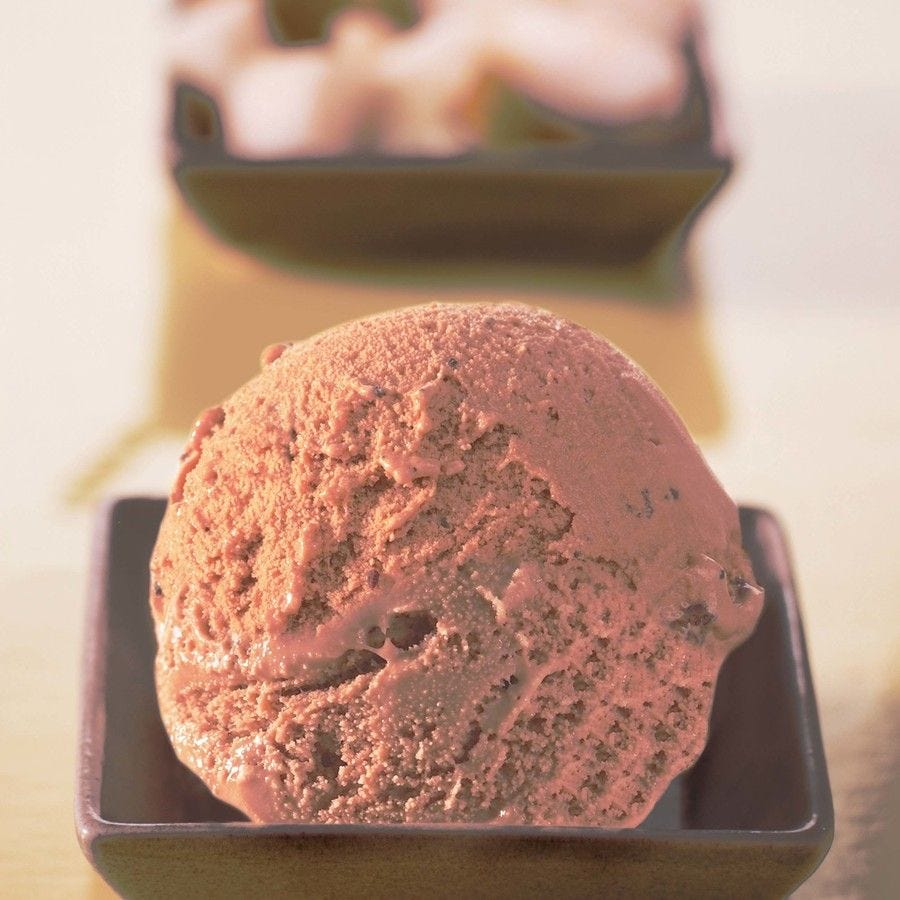 Glace goût chocolat