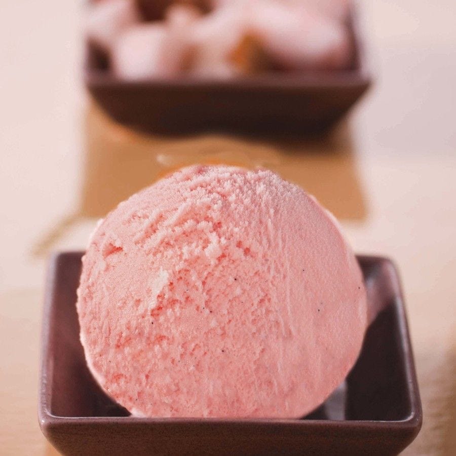 Glace fraise